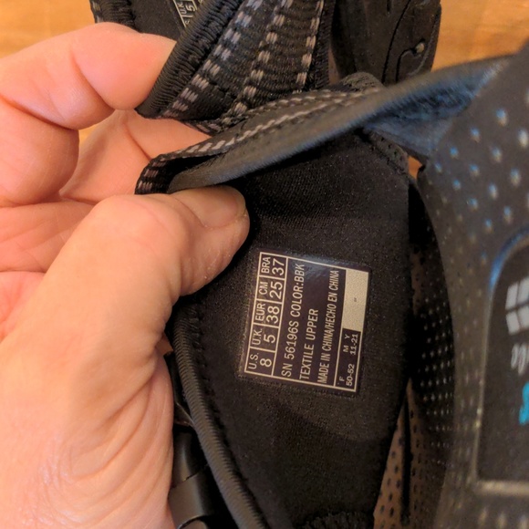 Skechers Black Outdoor Lifestyle Reggae-Perfect Planning Sport Sandals, Size 8 - Picture 4 of 8